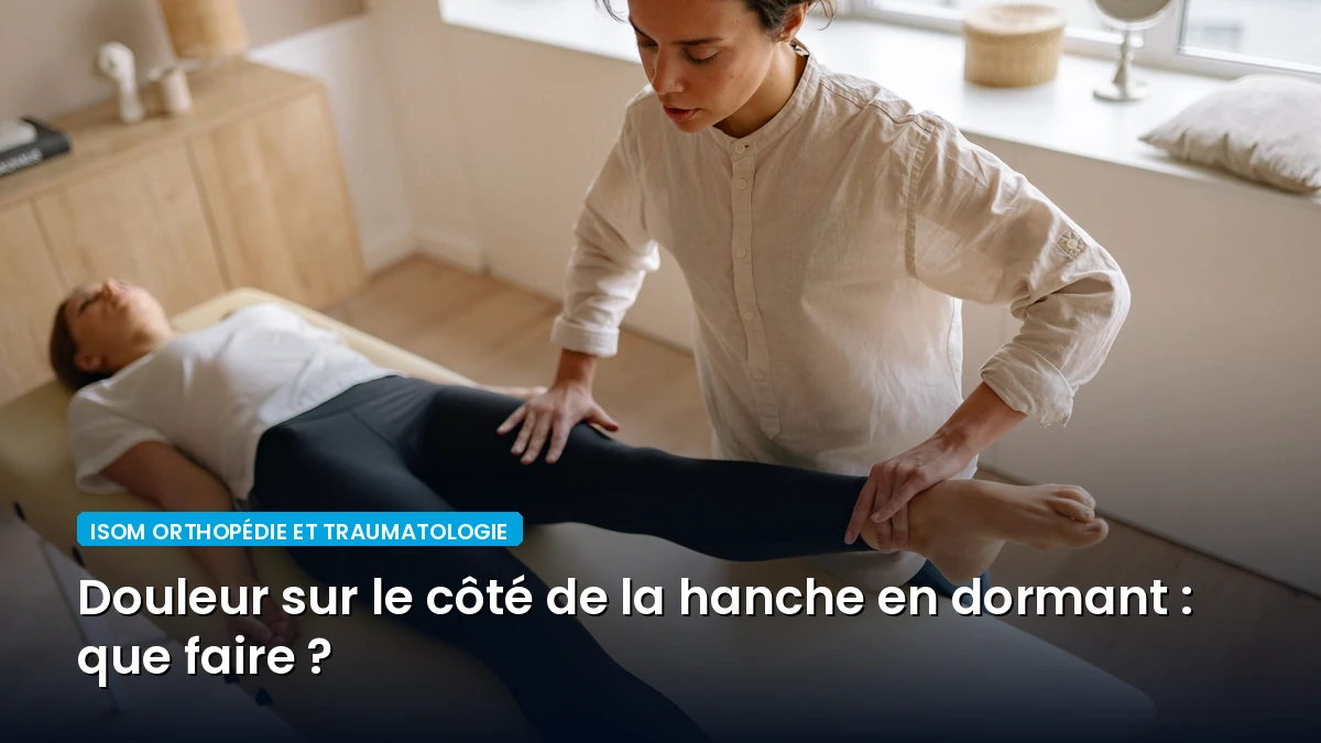 Douleur sur le côté de la hanche en dormant : que faire ?